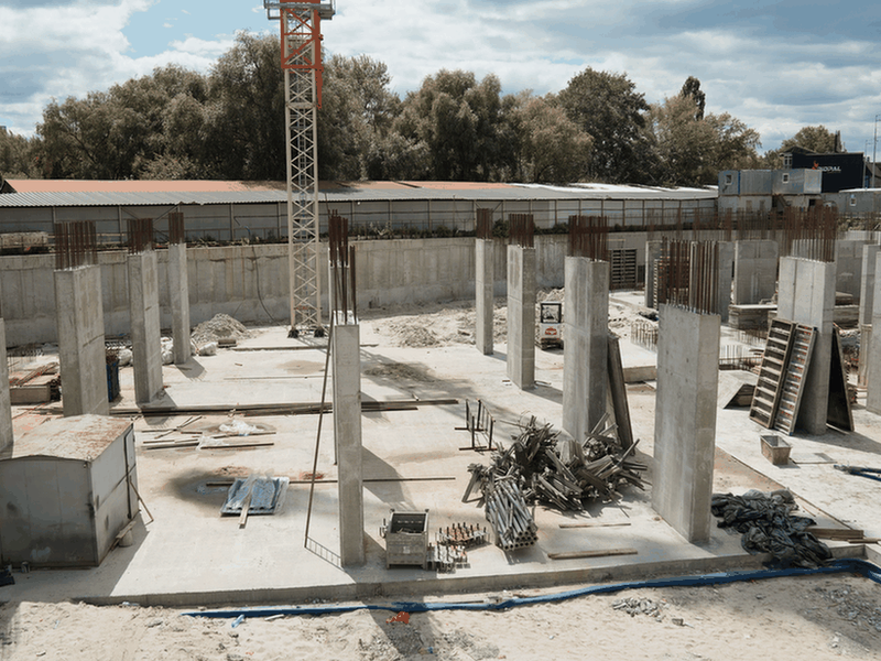 Хід будівництва S1 Позняки, липень 2026